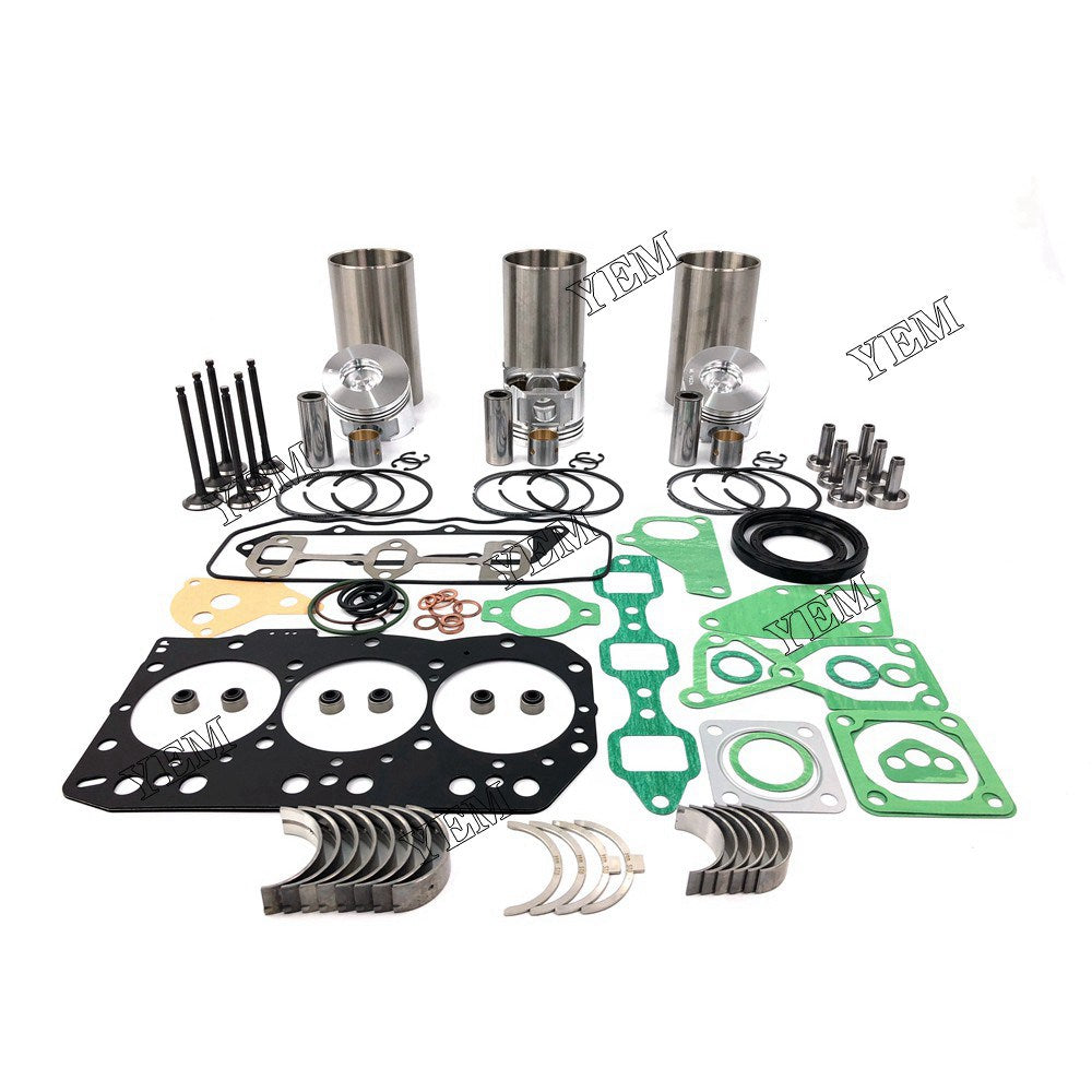 3TNV82 Overhaul Rebuild Kit With Gasket Set Bearing-Valve Train For Yanmar 3 cylinder diesel engine parts For Yanmar