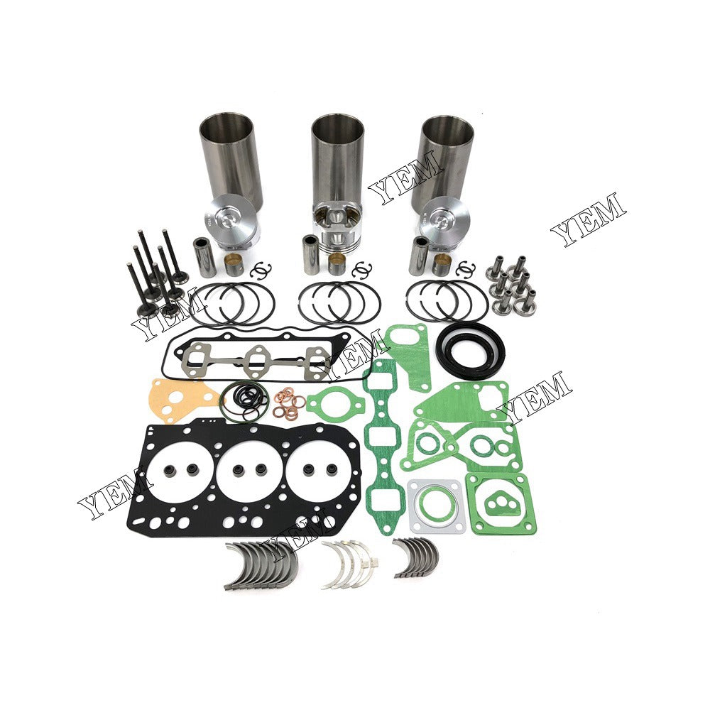 3TNV82 Overhaul Rebuild Kit With Gasket Set Bearing-Valve Train For Yanmar 3 cylinder diesel engine parts For Yanmar