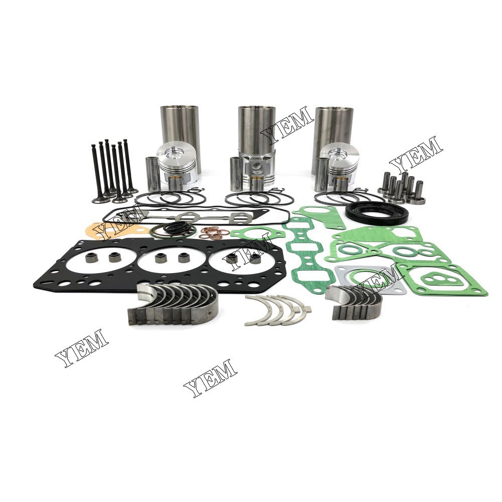 3TNV82 Overhaul Rebuild Kit With Gasket Set Bearing-Valve Train For Yanmar 3 cylinder diesel engine parts For Yanmar