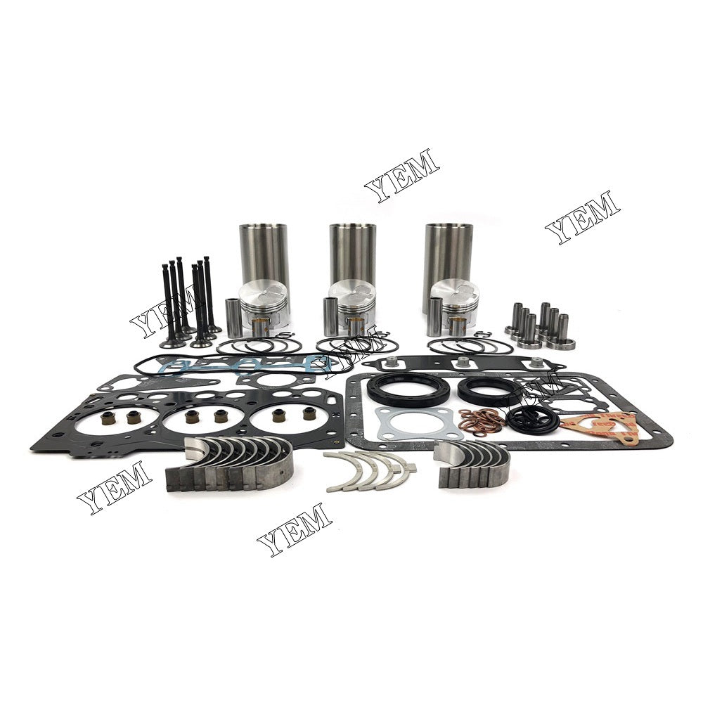 3TNE68 Overhaul Rebuild Kit With Gasket Set Bearing-Valve Train For Yanmar 3 cylinder diesel engine parts For Yanmar