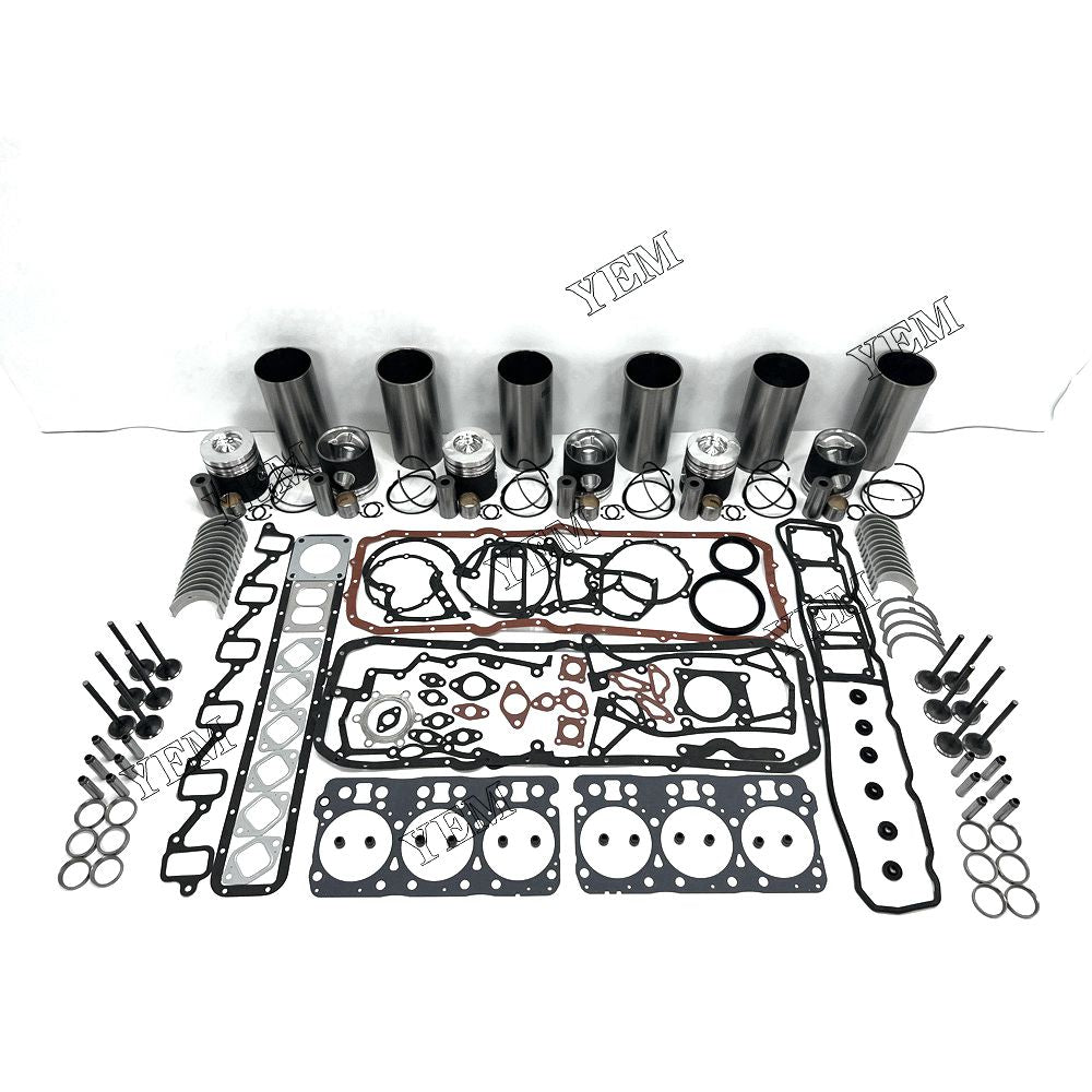 DE12T Overhaul Rebuild Kit With Gasket Set Bearing-Valve Train For Doosan Daewoo 6 cylinder diesel engine parts