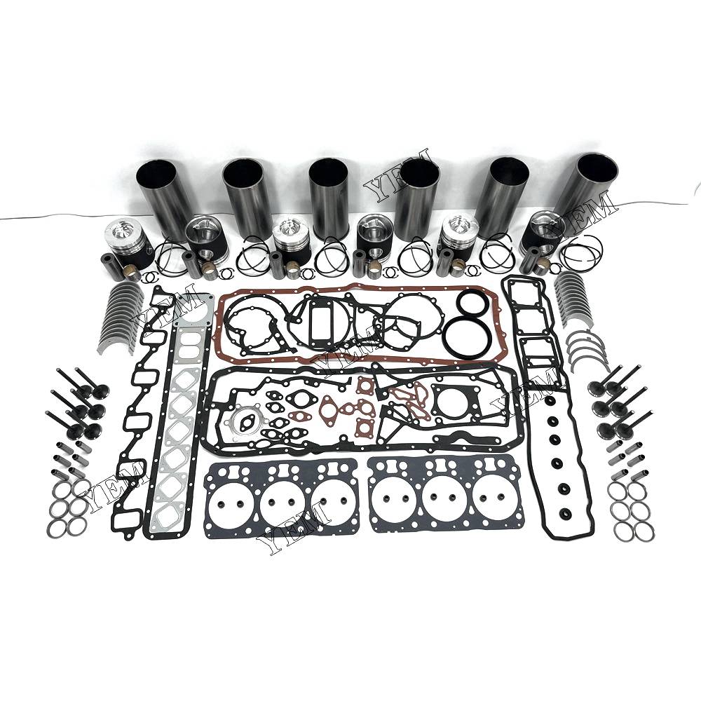 DE12T Overhaul Rebuild Kit With Gasket Set Bearing-Valve Train For Doosan Daewoo 6 cylinder diesel engine parts For Doosan Daewoo