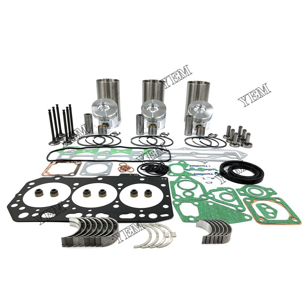 3TNV88 Engine Overhaul Rebuild Kit With Gasket Bearing Valve Set For Yanmar 3 cylinder diesel engine parts For Yanmar