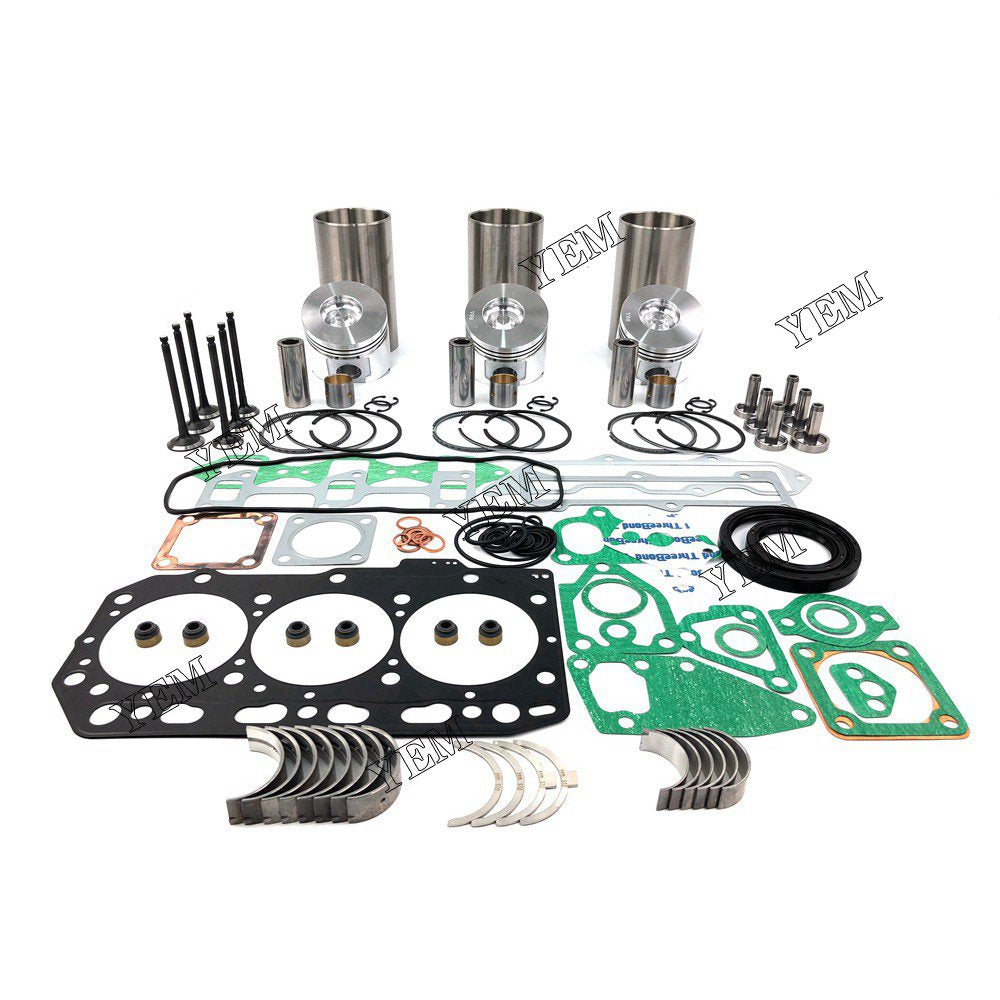 3TNV88 Engine Overhaul Rebuild Kit With Gasket Bearing Valve Set For Yanmar 3 cylinder diesel engine parts For Yanmar