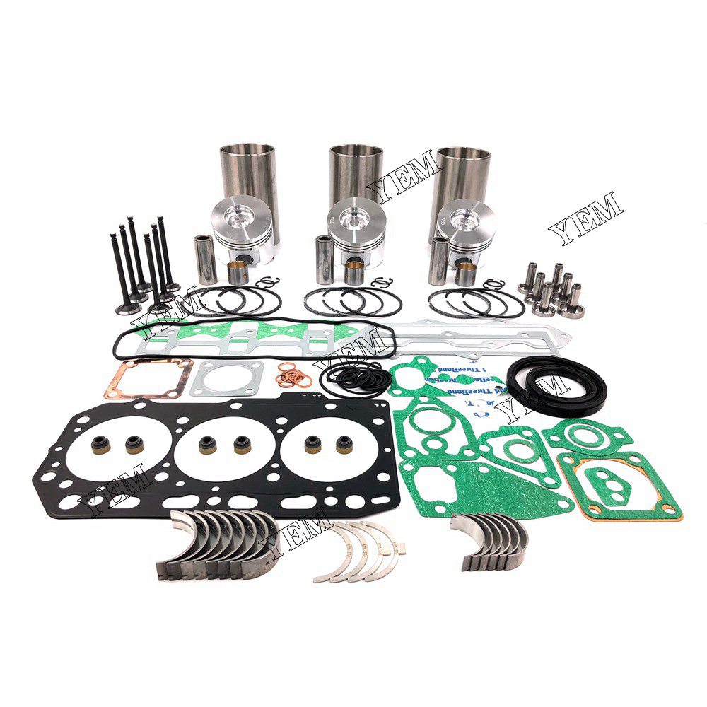 3TNV88 Engine Overhaul Rebuild Kit With Gasket Bearing Valve Set For Yanmar 3 cylinder diesel engine parts For Yanmar