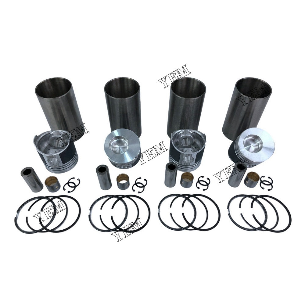 K4M Cylinder Liner Kit For Mitsubishi 4 cylinder diesel engine parts