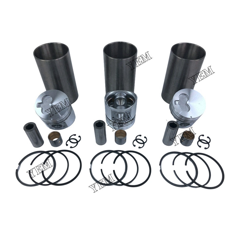 3KR1 Cylinder Liner Kit For isuzu 3 cylinder diesel engine parts For isuzu