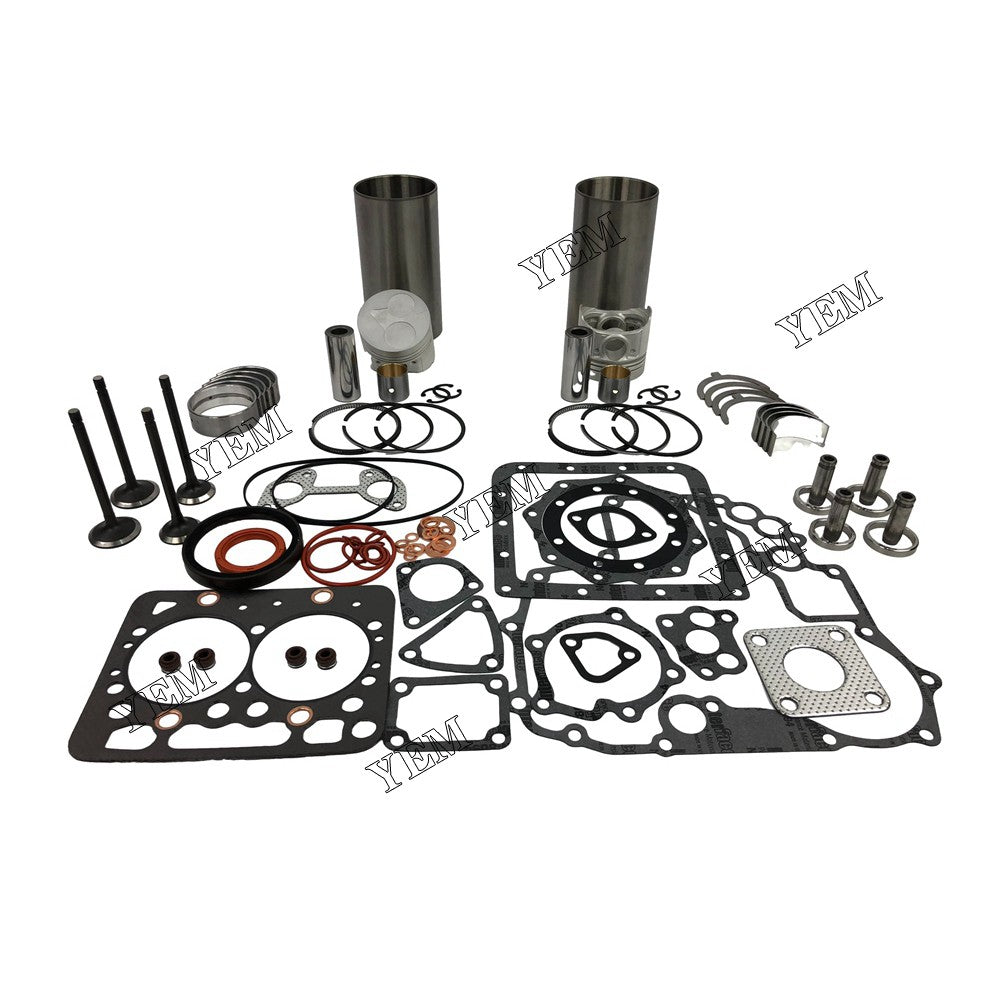 Z482 Overhaul Rebuild Kit With Gasket Set Bearing-Valve Train For Kubota 2 cylinder diesel engine parts For Kubota