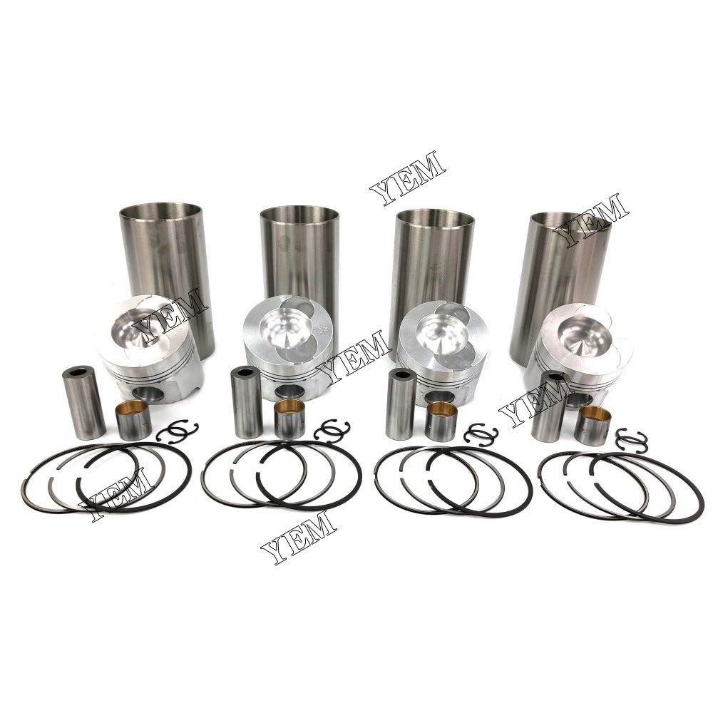 4TN100 Cylinder Liner Kit For Yanmar 4 cylinder diesel engine parts For Yanmar