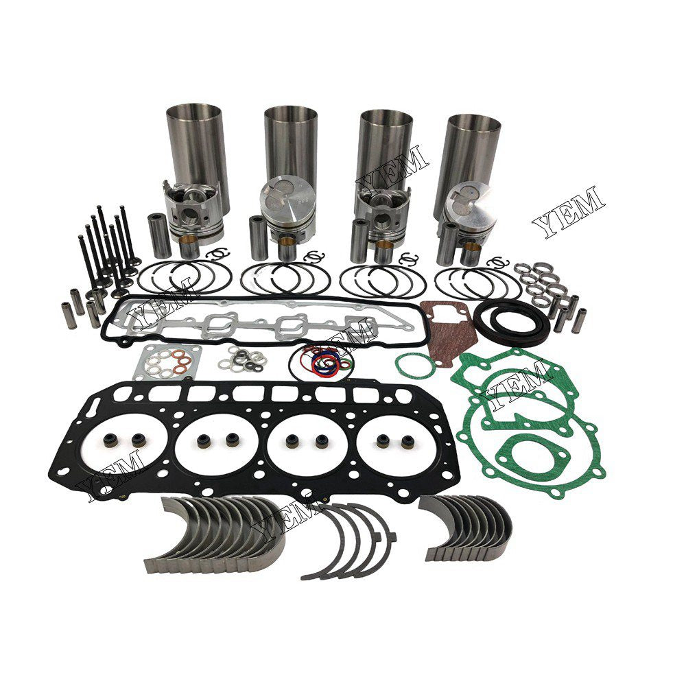 4TNV98 Overhaul Rebuild Kit For Yanmar 4 cylinder diesel engine parts For Yanmar