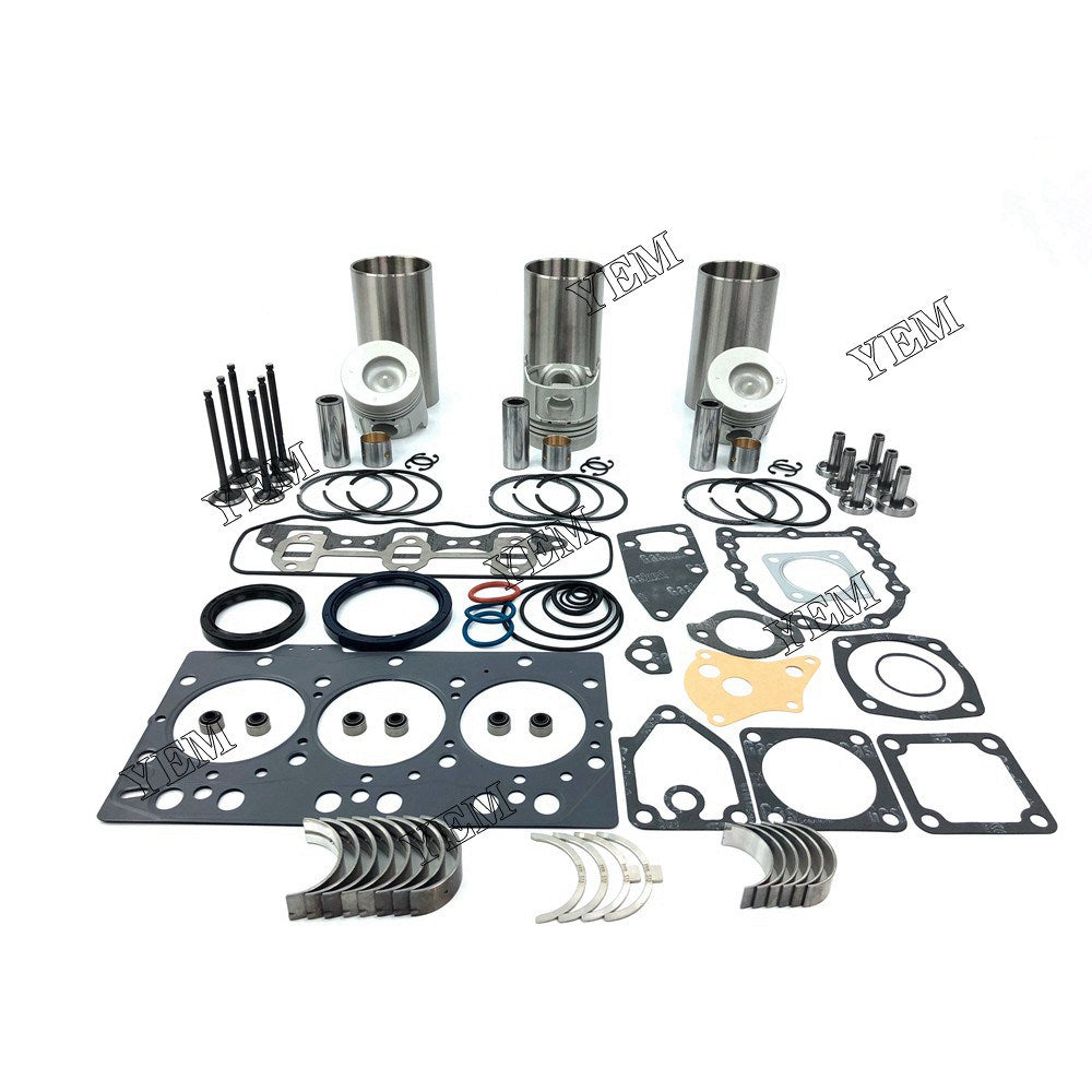 3TNE78 Overhaul Rebuild Kit With Gasket Set Bearings For Yanmar 3 cylinder diesel engine parts