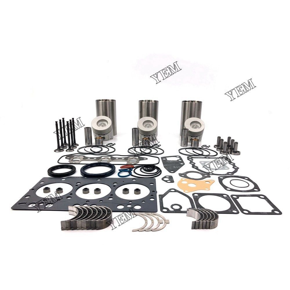 3TNE78 Overhaul Rebuild Kit With Gasket Set Bearings For Yanmar 3 cylinder diesel engine parts For Yanmar