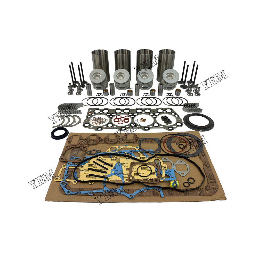 4D34 Overhaul Rebuild Kit With Gasket Set Bearing-Valve Train For Mitsubishi 4 cylinder diesel engine parts For Mitsubishi