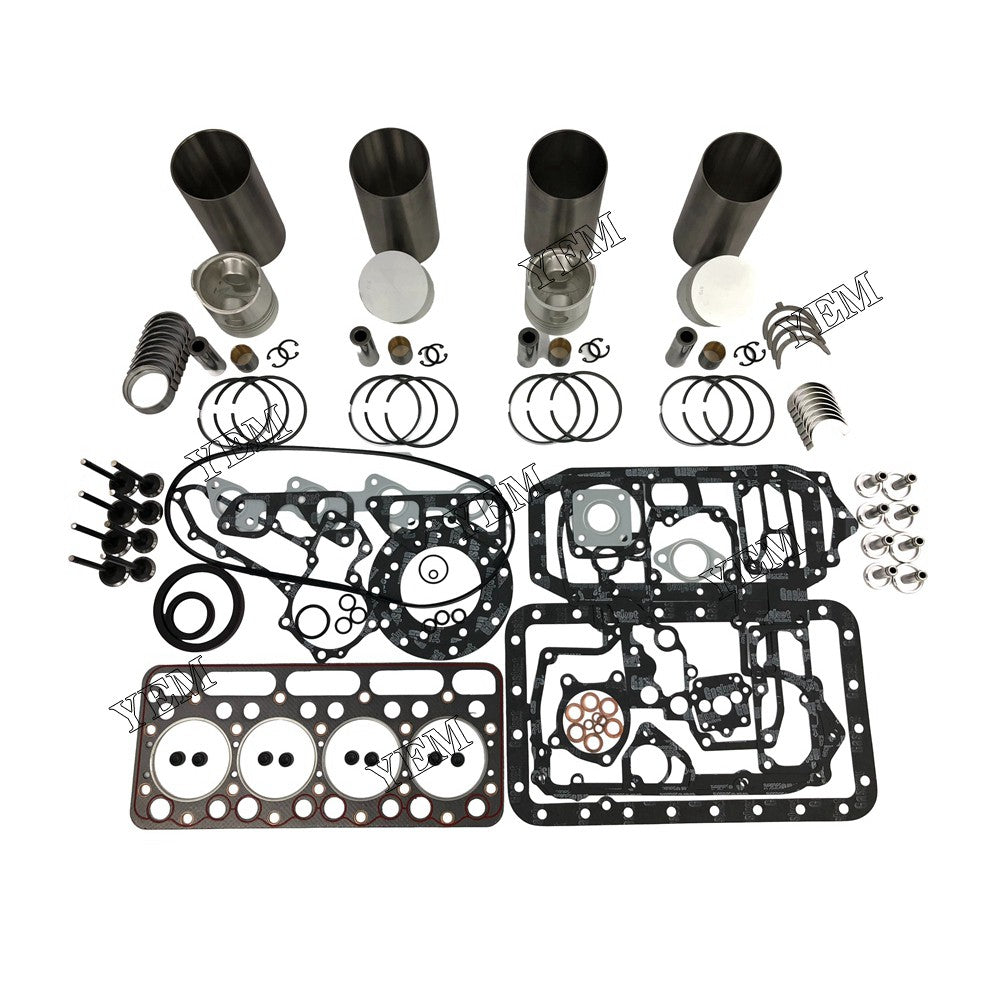 V1702 V1702B Overhaul Rebuild Kit For Kubota 4 cylinder diesel engine parts For Kubota