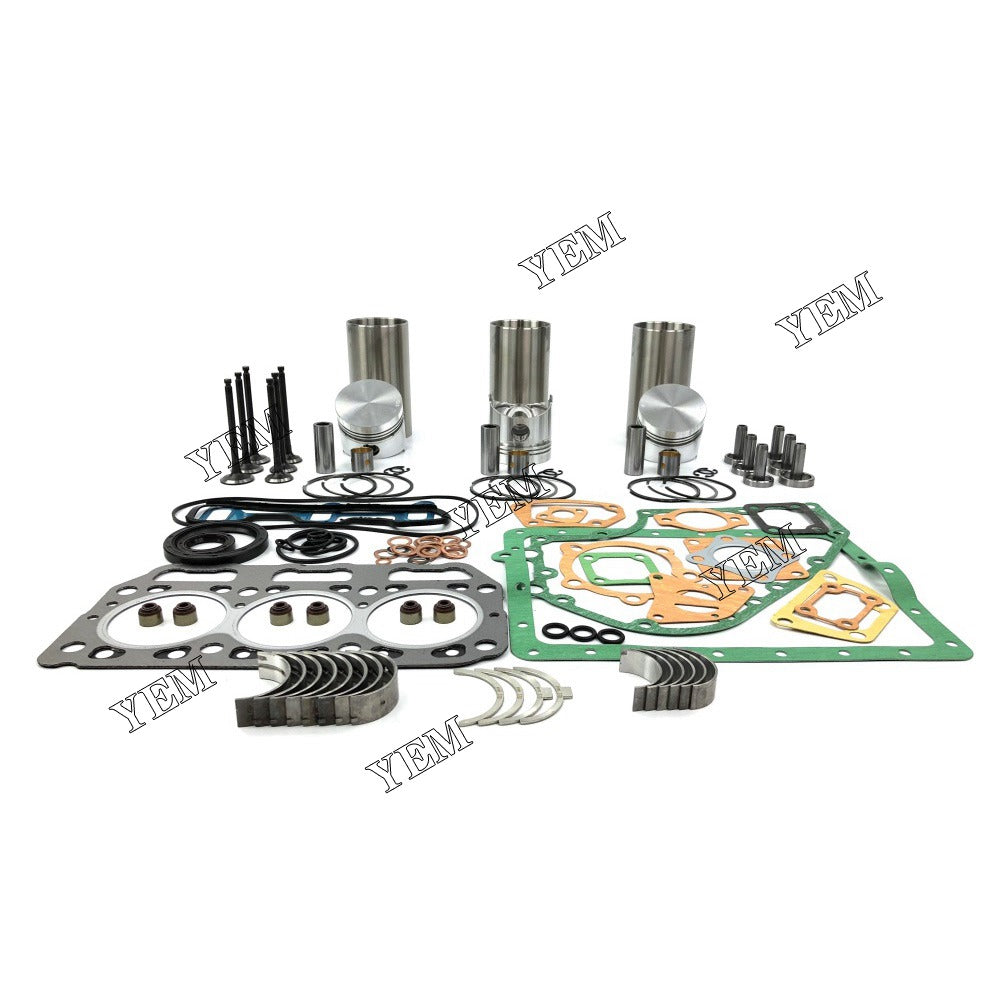 3T72 Overhaul Rebuild Kit With Gasket Set Bearing-Valve Train For Yanmar 3 cylinder diesel engine parts For Yanmar