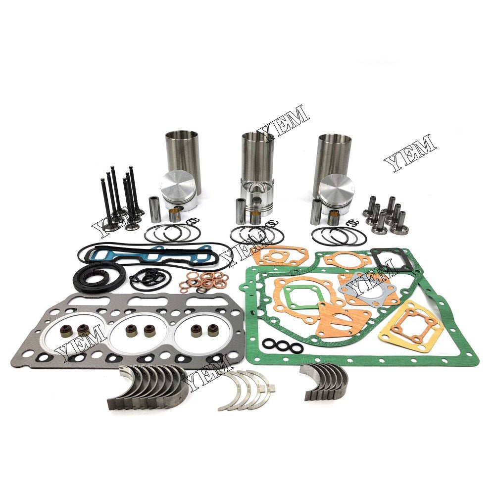 3T72 Overhaul Rebuild Kit With Gasket Set Bearing-Valve Train For Yanmar 3 cylinder diesel engine parts For Yanmar