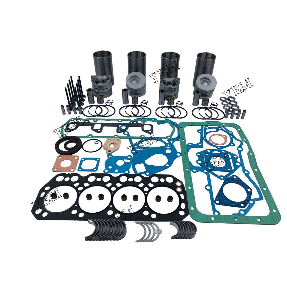 K4N K4N-DI Overhaul Rebuild Kit With Gasket Set Bearing-Valve Train For Kobelco 4 cylinder diesel engine parts