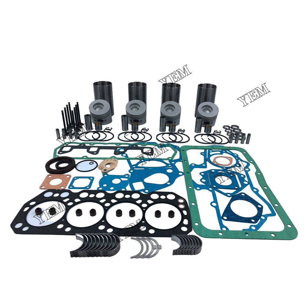 K4N K4N-DI Overhaul Rebuild Kit With Gasket Set Bearing-Valve Train For Kobelco 4 cylinder diesel engine parts For Kobelco