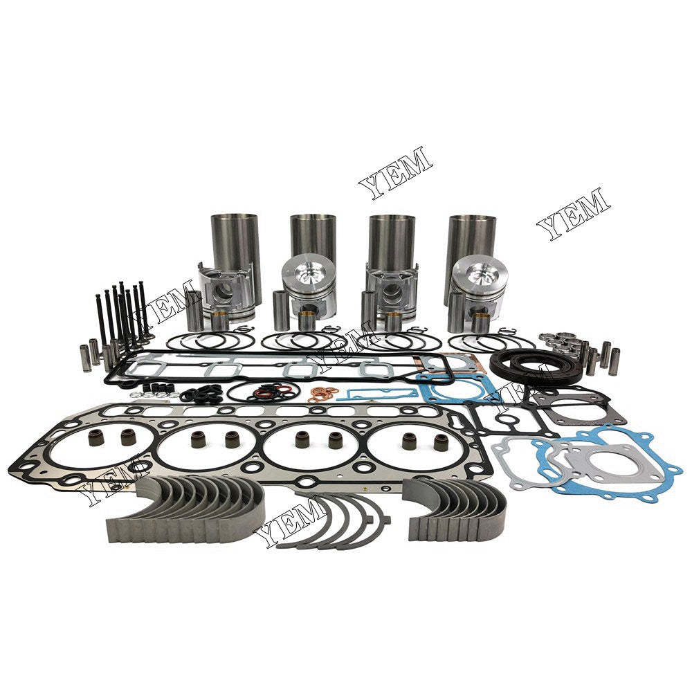 4TNE106T-TBL Overhaul Rebuild Kit With Gasket Set Bearing-Valve Train For Yanmar 4 cylinder diesel engine parts For Yanmar