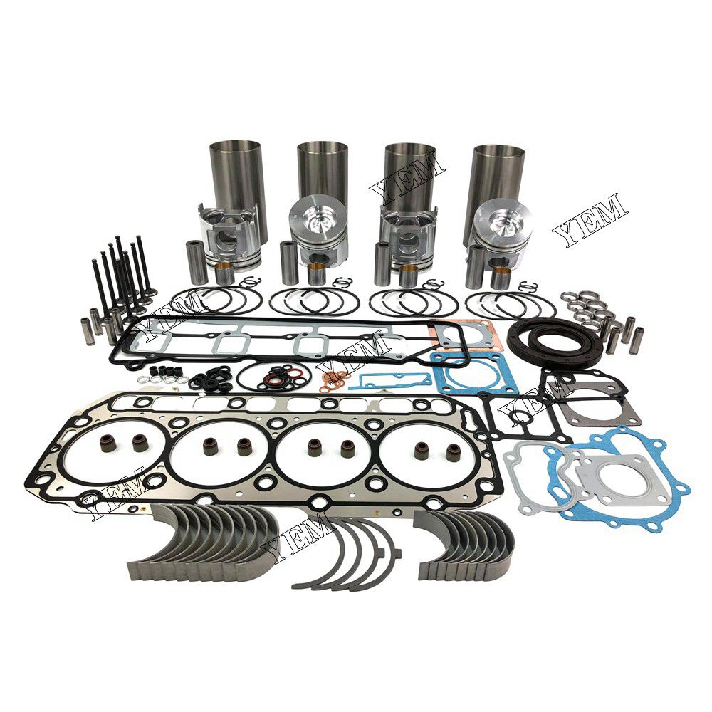 4TNE106T-TBL Overhaul Rebuild Kit With Gasket Set Bearing-Valve Train For Yanmar 4 cylinder diesel engine parts For Yanmar