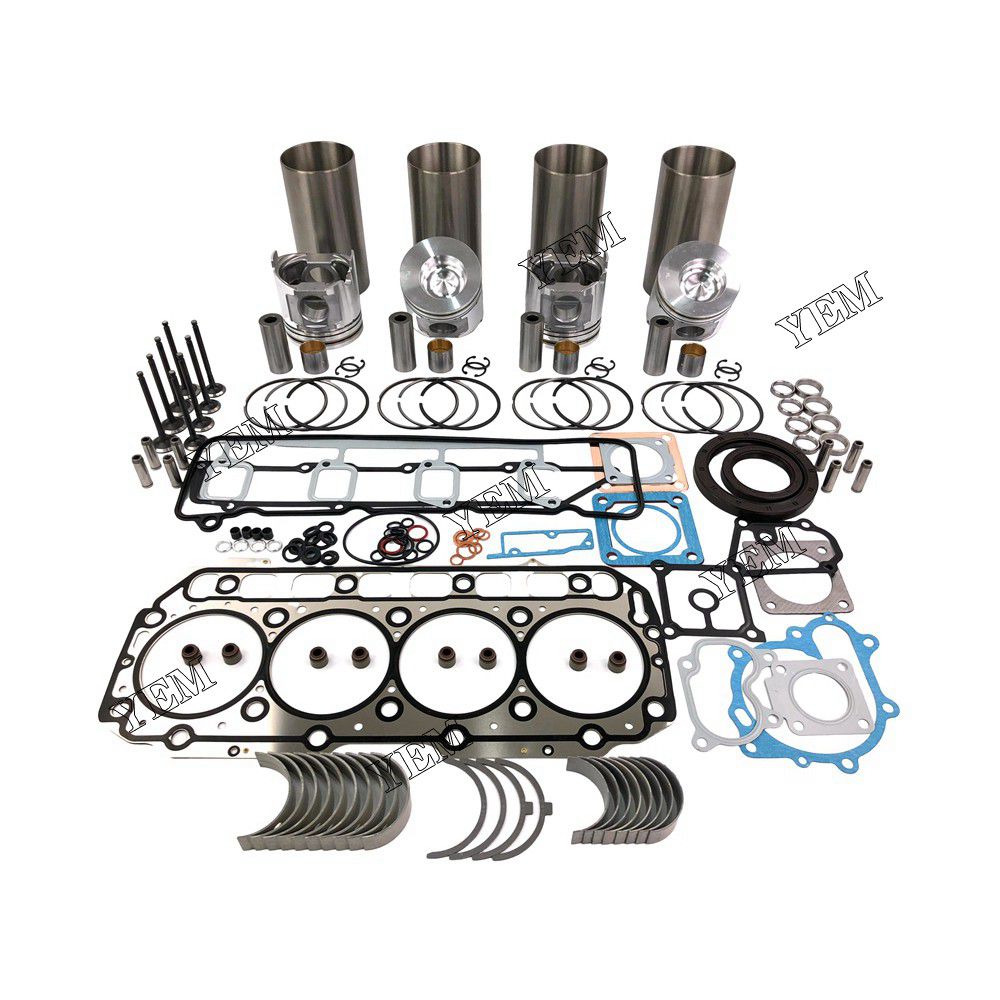 4TNE106T-TBL Overhaul Rebuild Kit With Gasket Set Bearing-Valve Train For Yanmar 4 cylinder diesel engine parts For Yanmar