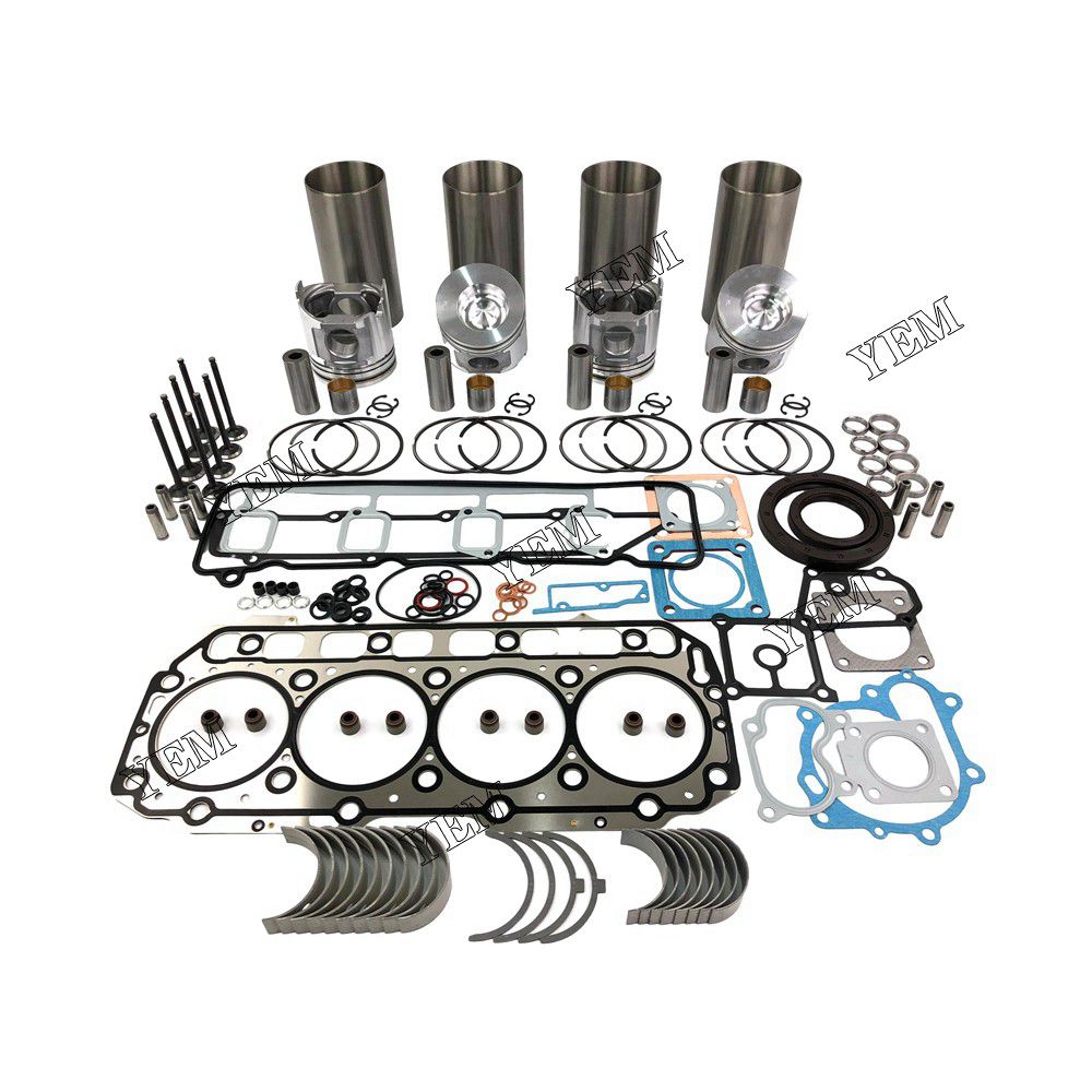 4TNE106T-TBL Overhaul Rebuild Kit With Gasket Set Bearing-Valve Train For Yanmar 4 cylinder diesel engine parts For Yanmar