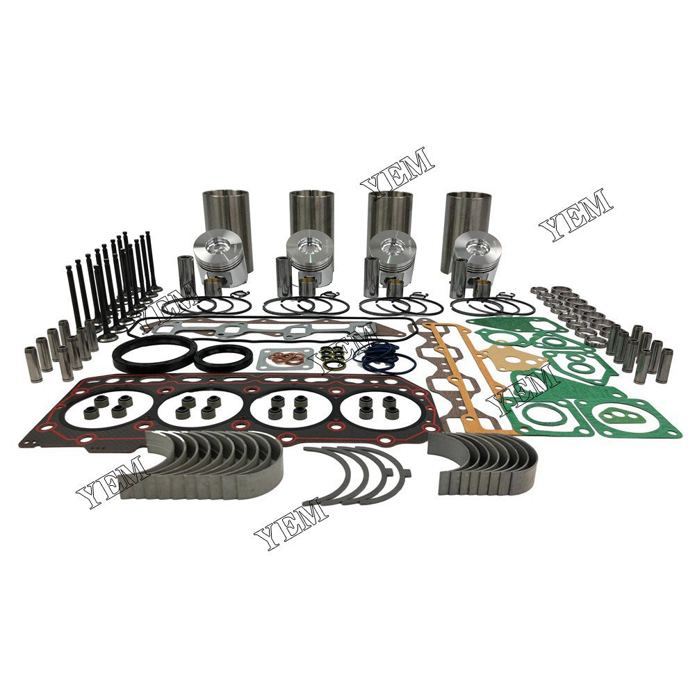 4TNV84T Overhaul Rebuild Kit With Gasket Set Bearing-Valve Train For Yanmar 4 cylinder diesel engine parts