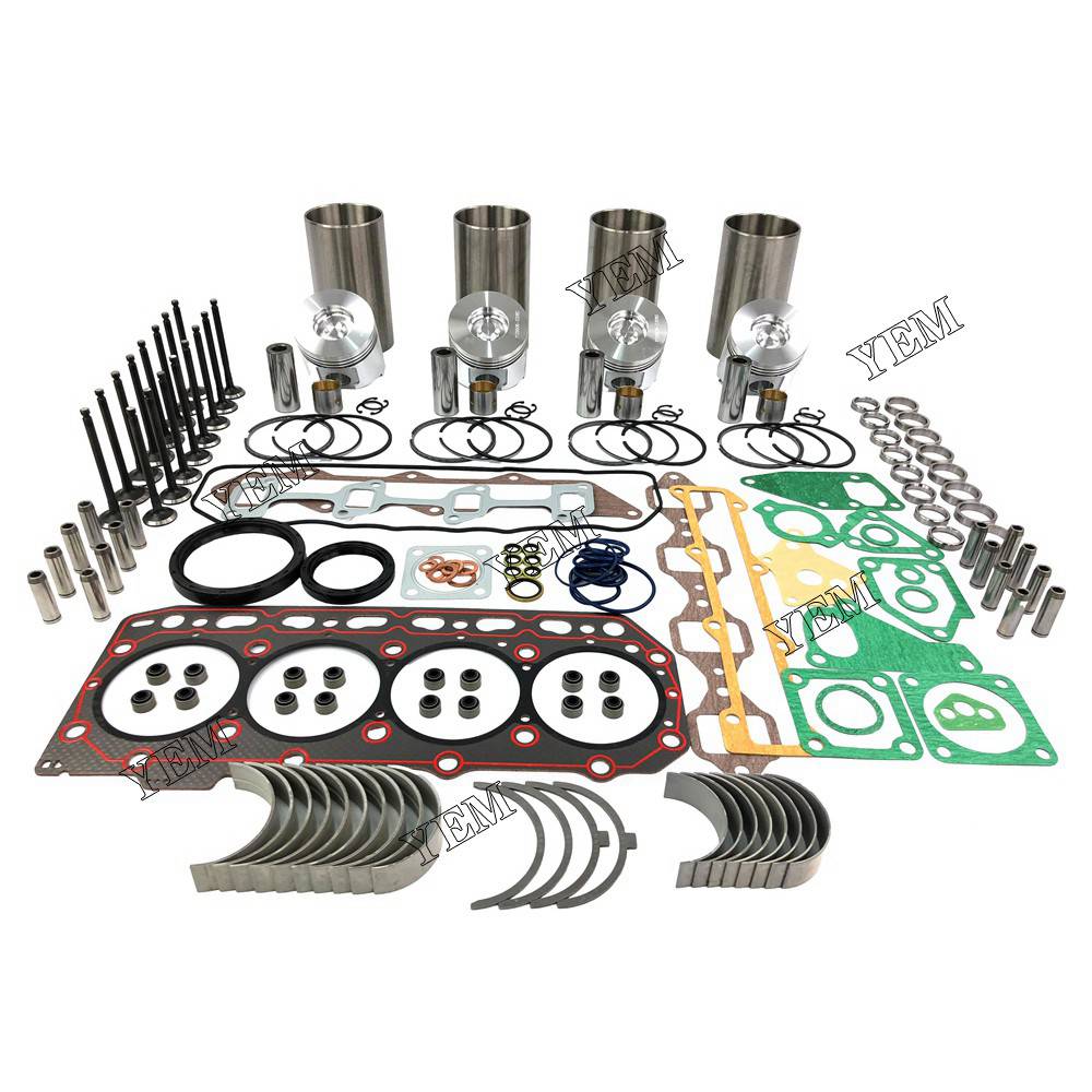 4TNV84T Overhaul Rebuild Kit With Gasket Set Bearing-Valve Train For Yanmar 4 cylinder diesel engine parts For Yanmar