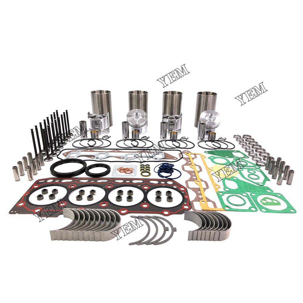 4TNV84T Overhaul Rebuild Kit With Gasket Set Bearing-Valve Train For Yanmar 4 cylinder diesel engine parts For Yanmar