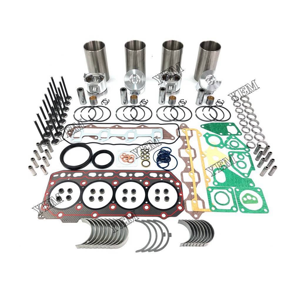 4TNV84T Overhaul Rebuild Kit With Gasket Set Bearing-Valve Train For Yanmar 4 cylinder diesel engine parts For Yanmar