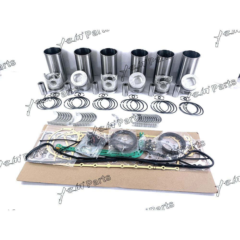 6SD1 Overhaul Rebuild Kit With Gasket Set Bearing For isuzu 6 cylinder diesel engine parts