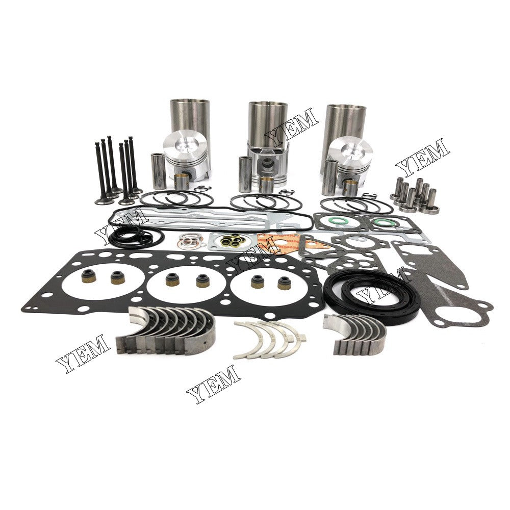 3TNE88 Overhaul Rebuild Kit With Gasket Set Bearing-Valve Train For Yanmar 3 cylinder diesel engine parts