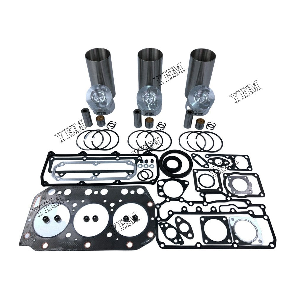 3TN100 Overhaul Kit With Gasket Set For Yanmar 3 cylinder diesel engine parts