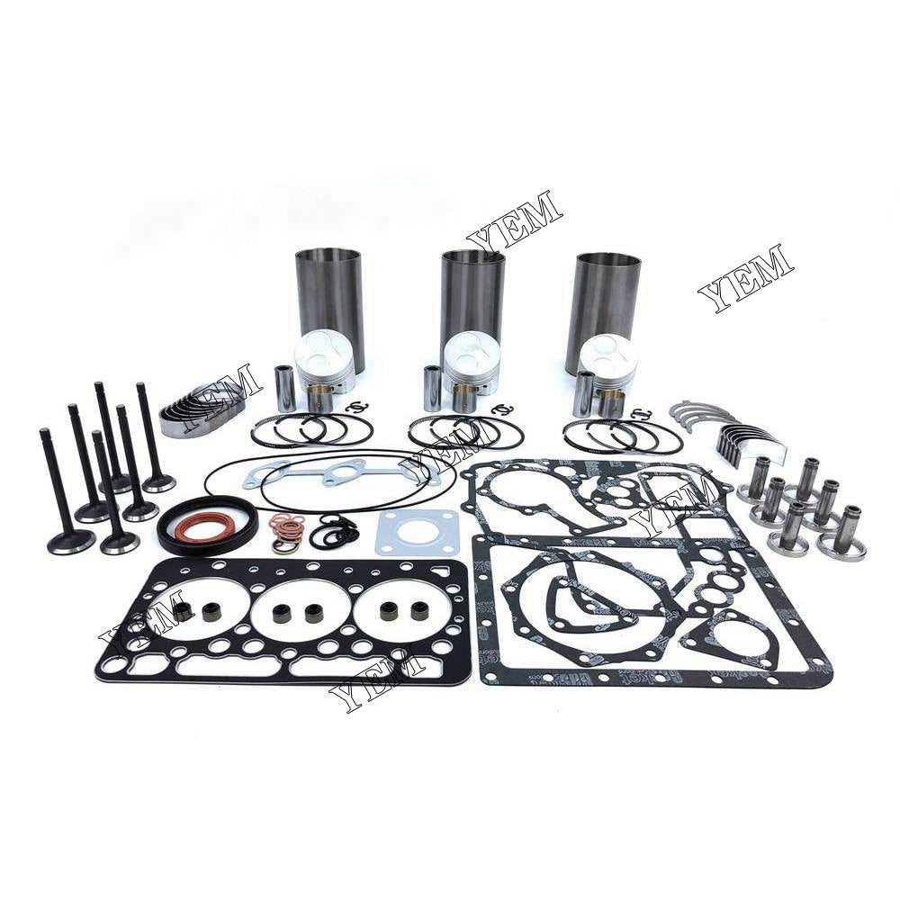 D722 Overhaul Rebuild Kit With Gasket Bearing Set Valve Train For Kubota 3 cylinder diesel engine parts For Kubota