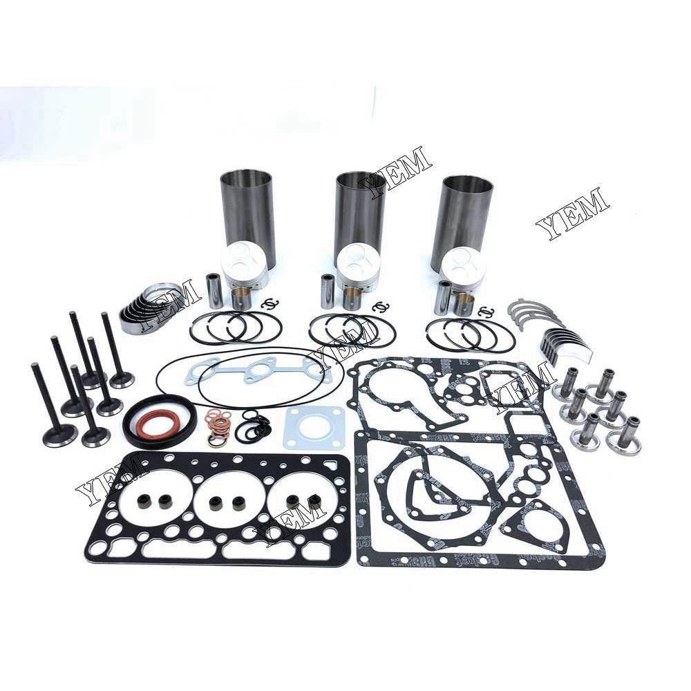 D722 Overhaul Rebuild Kit With Gasket Bearing Set Valve Train For Kubota 3 cylinder diesel engine parts For Kubota