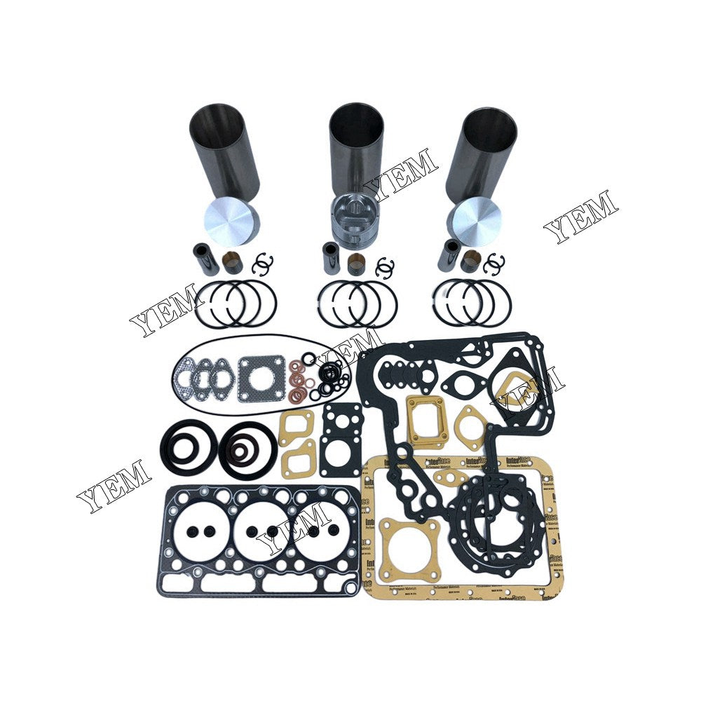 D950 Overhaul Kit With Gasket Set For Kubota 3 cylinder diesel engine parts For Kubota