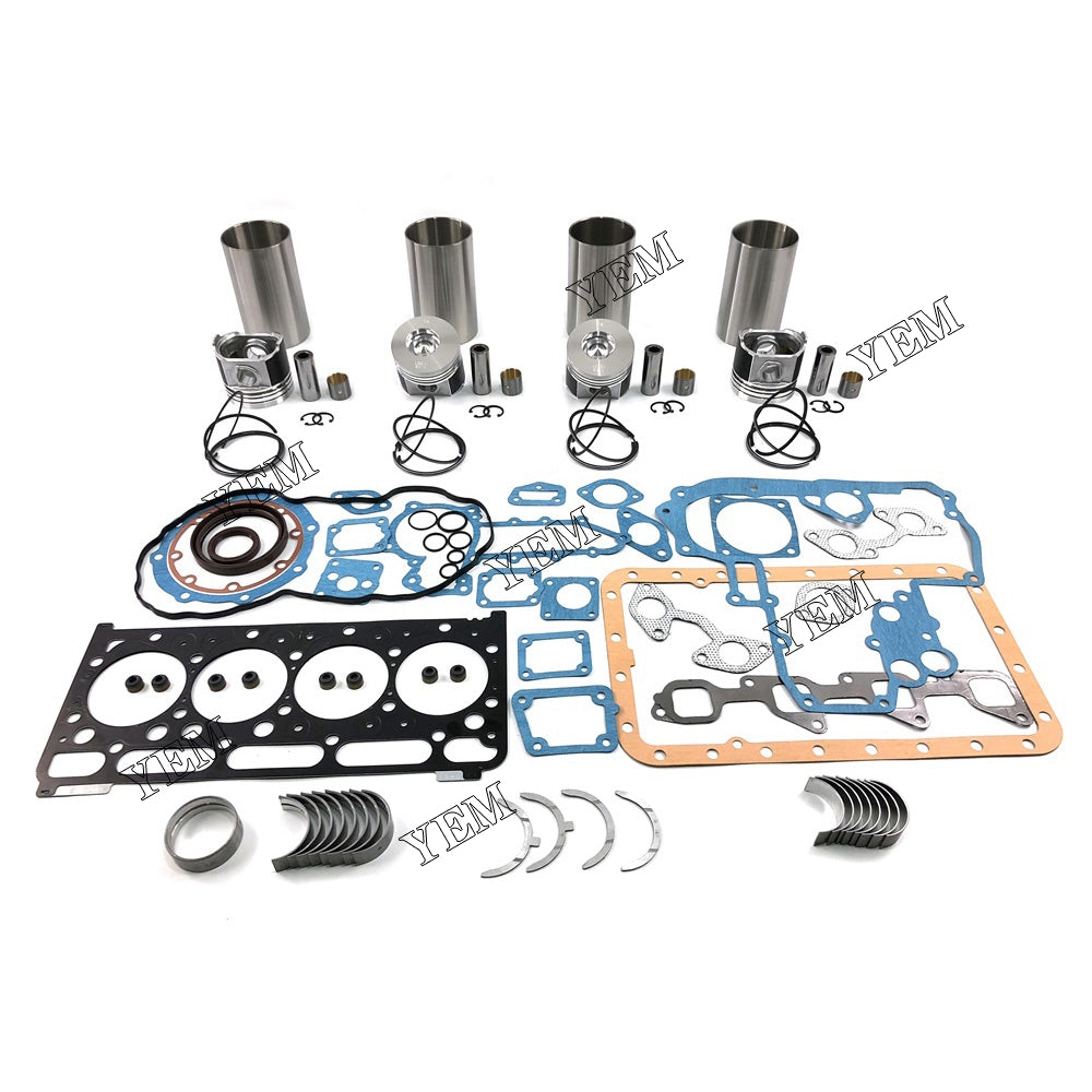 V2203 Overhaul Rebuild Kit With Gasket Set Bearing 1G790-21110 For Kubota 4 cylinder diesel engine parts