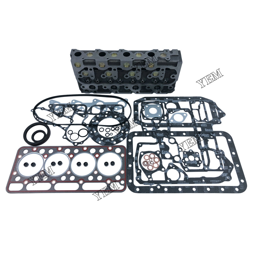 durable Cylinder Head Assembly With Full Gasket Kit For Kubota V1902 Engine Parts