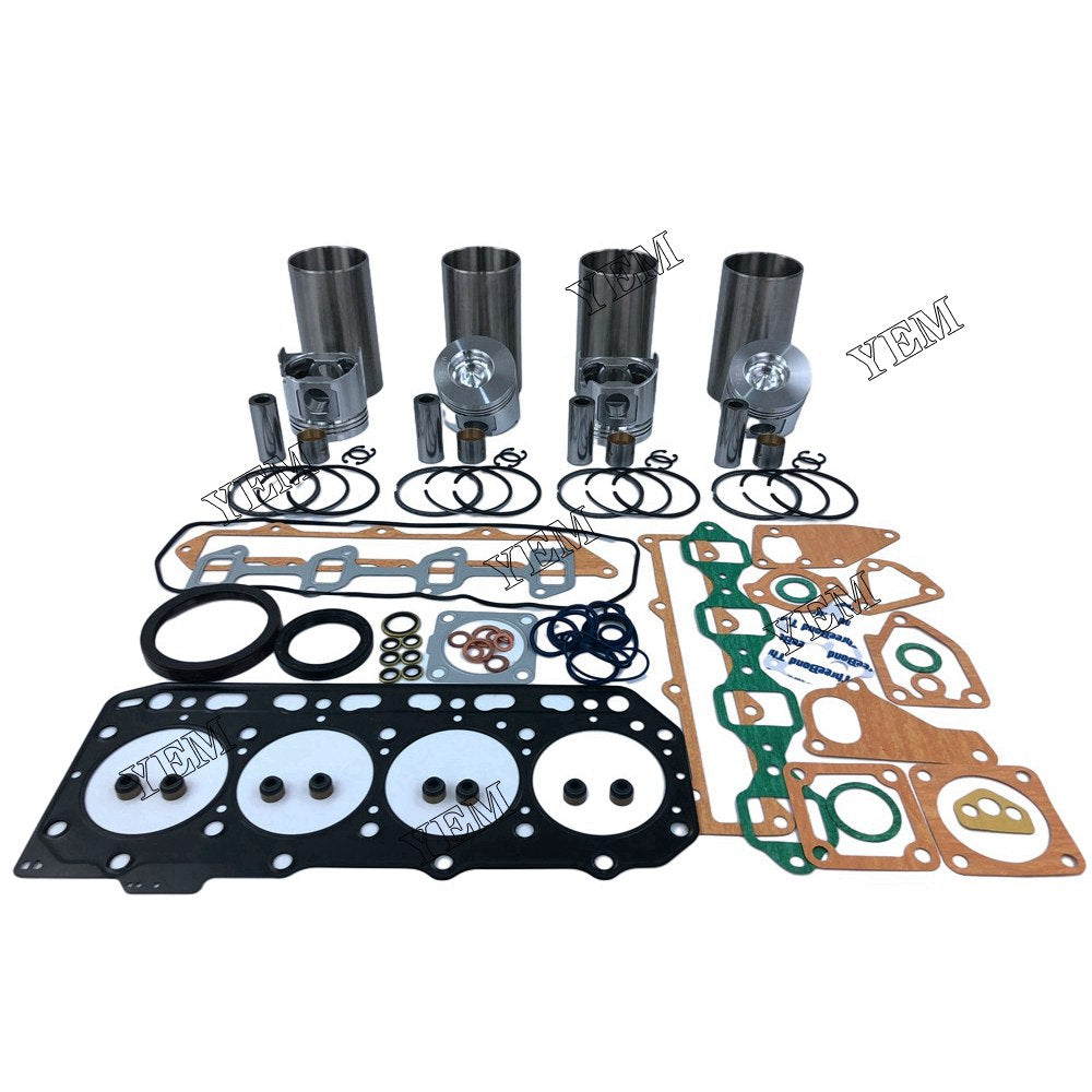 4D84-3 Overhaul Kit With Gasket Set For Yanmar 4 cylinder diesel engine parts For Yanmar