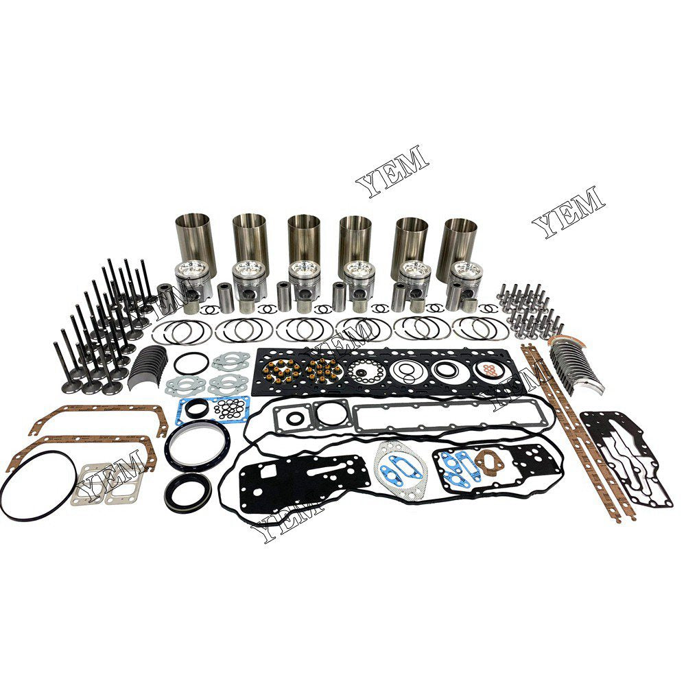 6D107 Overhaul Rebuild Kit With Gasket Set Bearing-Valve Train For Komatsu 6 cylinder diesel engine parts For Komatsu