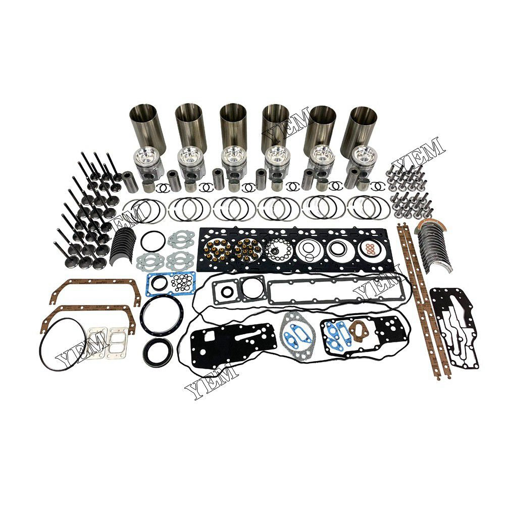 6D107 Overhaul Rebuild Kit With Gasket Set Bearing-Valve Train For Komatsu 6 cylinder diesel engine parts For Komatsu