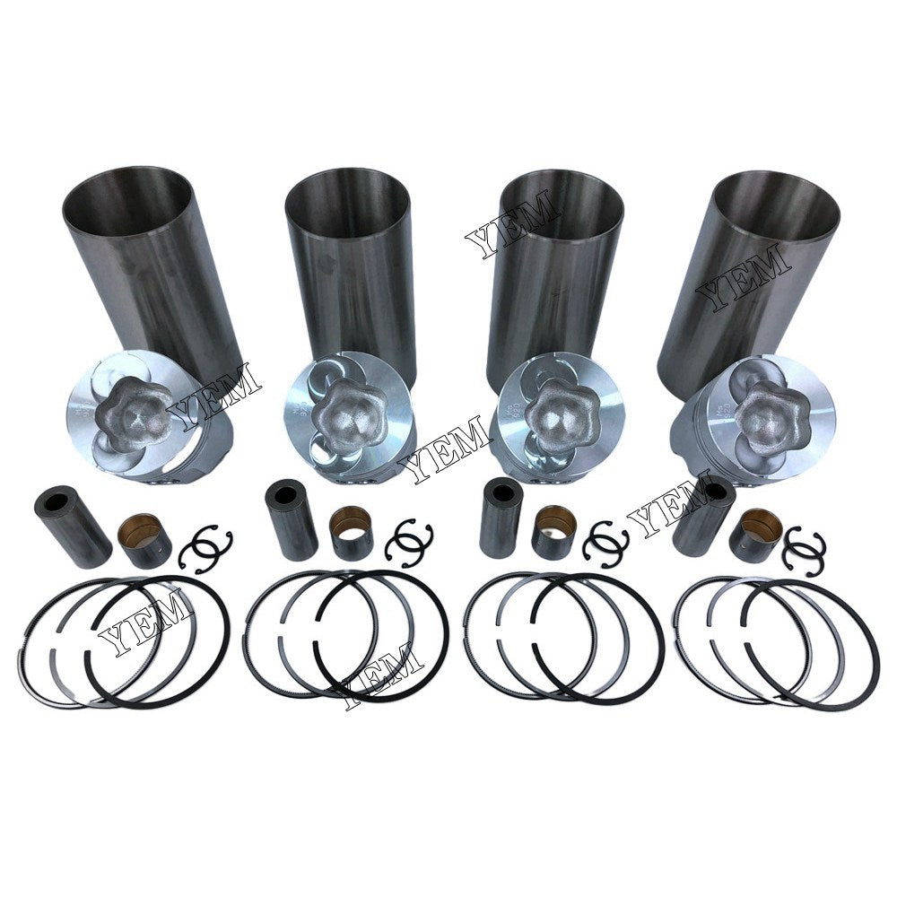 4TNE100 Cylinder Liner Kit For Yanmar 4 cylinder diesel engine parts