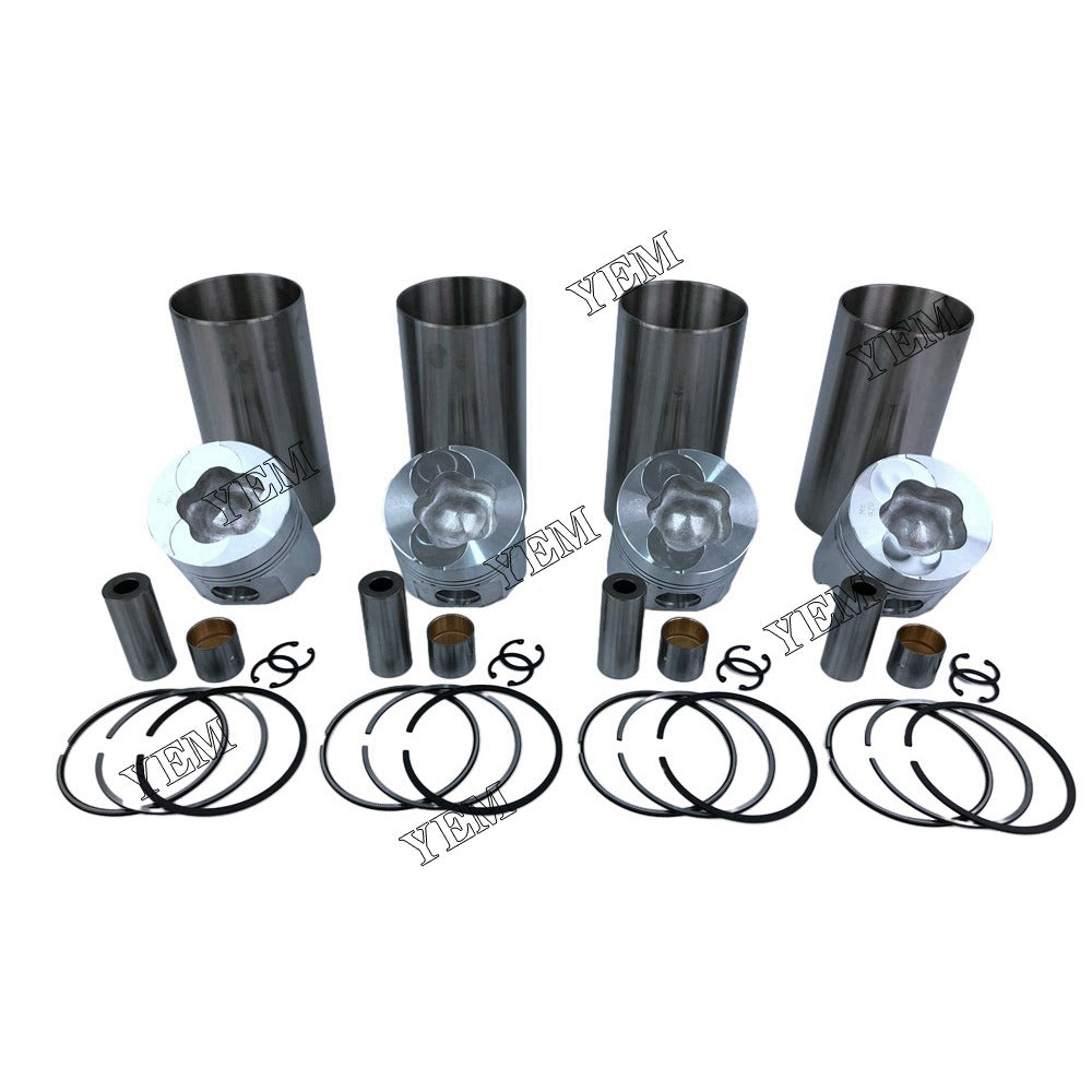 4TNE100 Cylinder Liner Kit For Yanmar 4 cylinder diesel engine parts For Yanmar