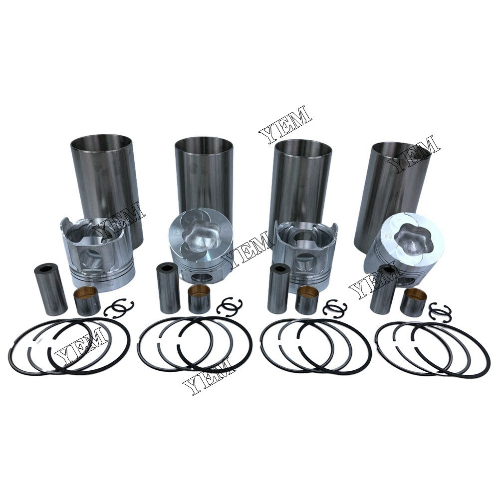 4TNE100 Cylinder Liner Kit For Yanmar 4 cylinder diesel engine parts For Yanmar