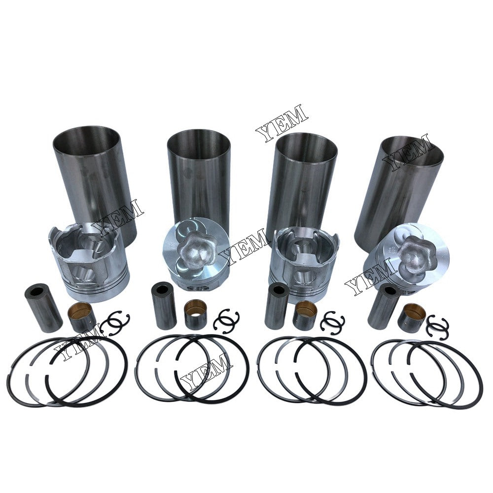 4TNE100 Cylinder Liner Kit For Yanmar 4 cylinder diesel engine parts For Yanmar