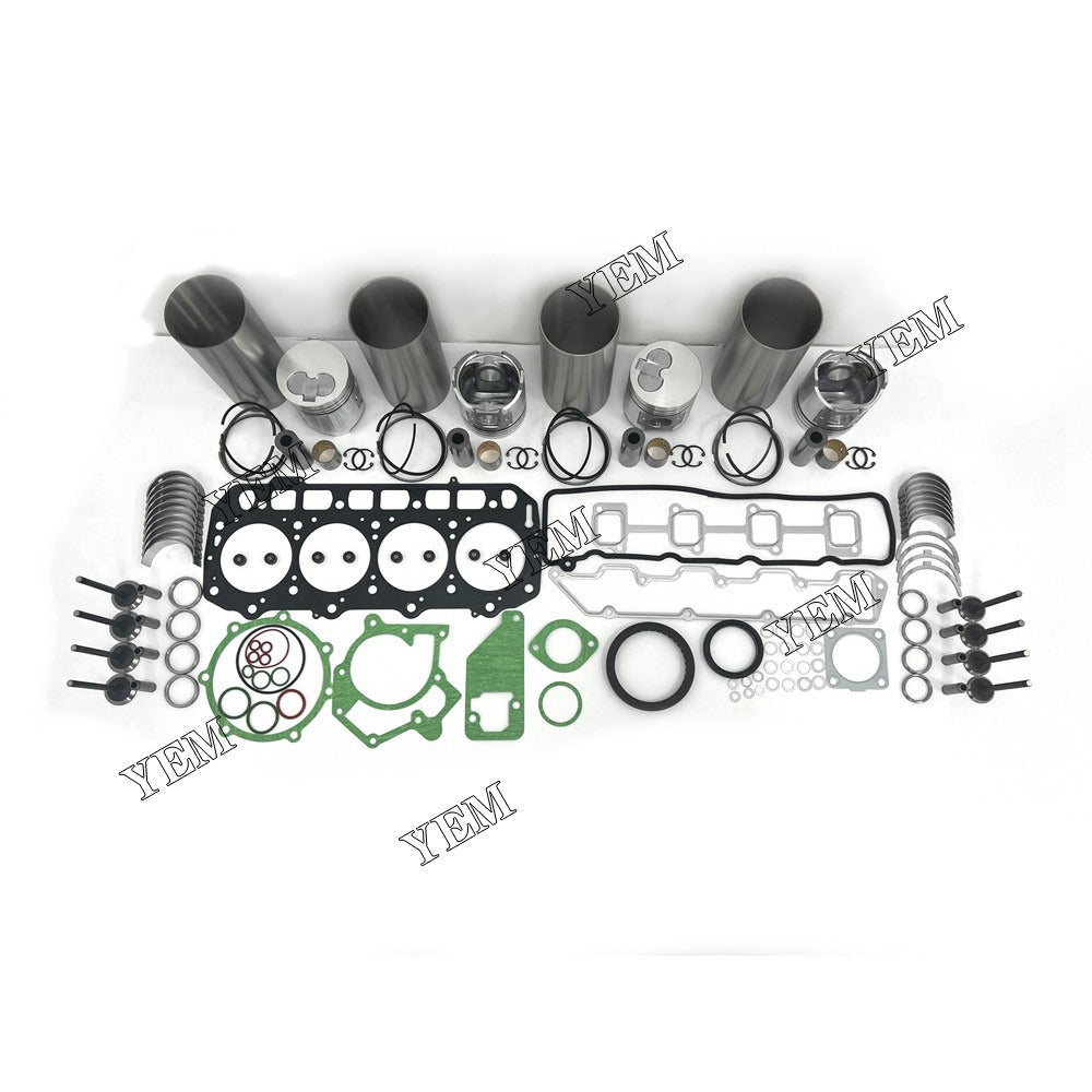 4TNE82 Overhaul Rebuild Kit With Gasket Set Bearing-Valve Train For Yanmar 4 cylinder diesel engine parts For Yanmar