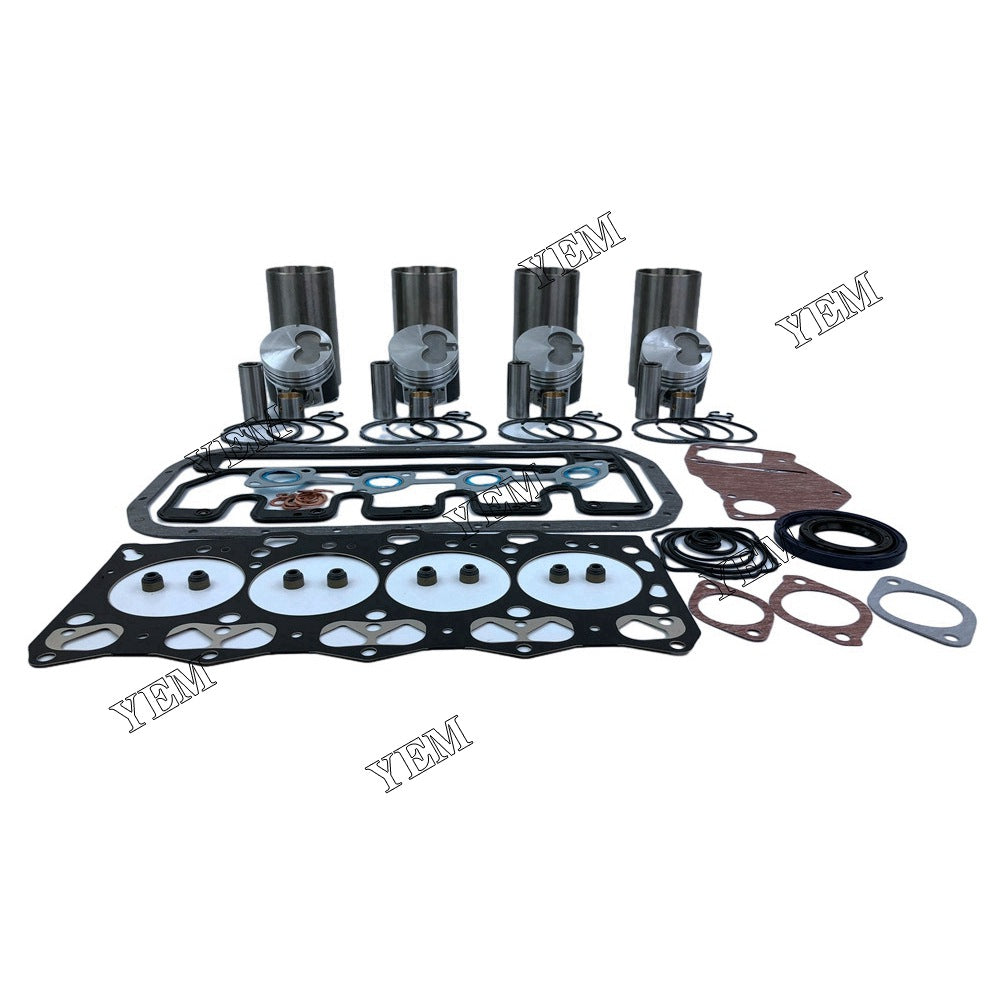 4LE1 Overhaul Kit With Gasket Set For isuzu 4 cylinder diesel engine parts For isuzu