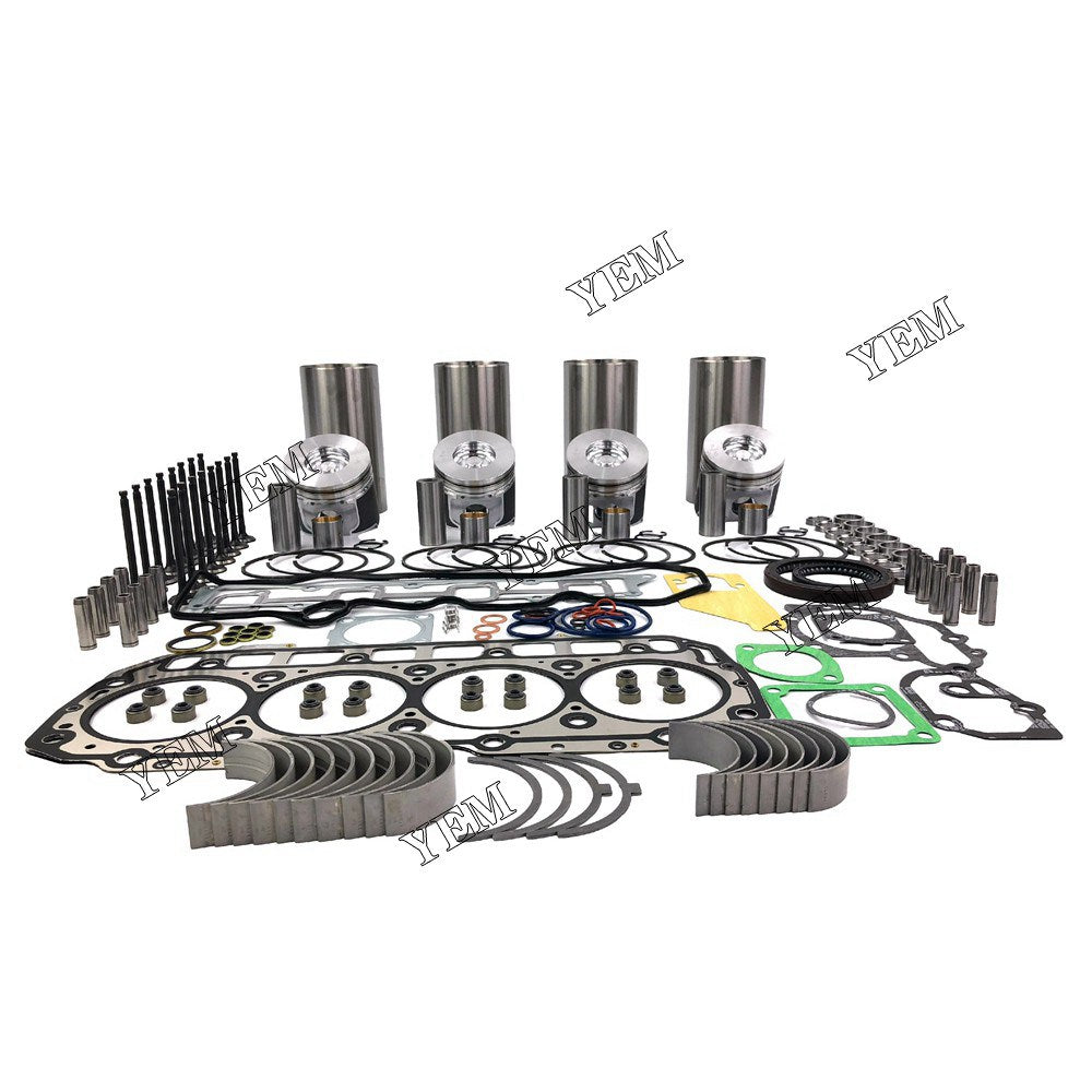 4TNV98 Overhaul Rebuild Kit With Gasket Set Bearing-Valve Train For Yanmar 4 cylinder diesel engine parts