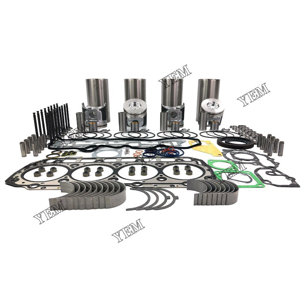 4TNV98 Overhaul Rebuild Kit With Gasket Set Bearing-Valve Train For Yanmar 4 cylinder diesel engine parts For Yanmar