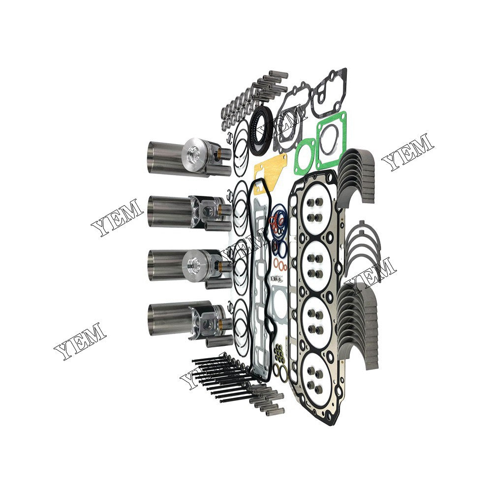 4TNV98 Overhaul Rebuild Kit With Gasket Set Bearing-Valve Train For Yanmar 4 cylinder diesel engine parts For Yanmar